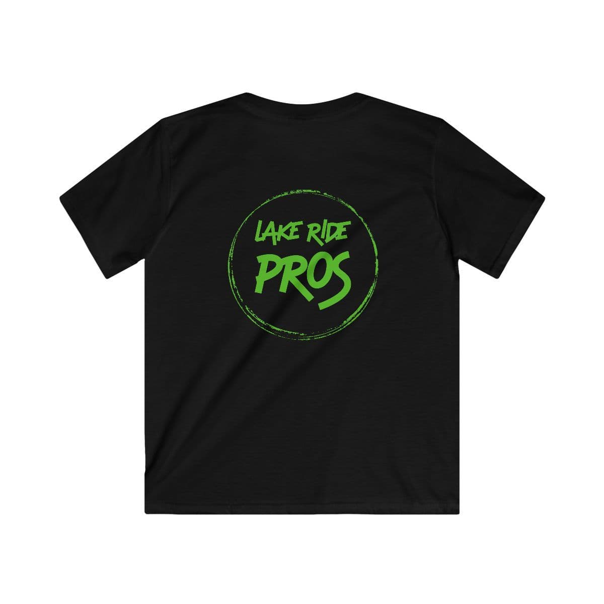Lake Ride Pros Kids T‑Shirt - Youth Vacation LRP Tee (Neon Green Logo)