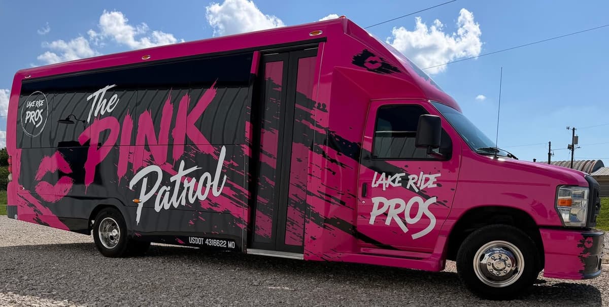 The Pink Patrol, Lake Ride Pros specialty celebration shuttle